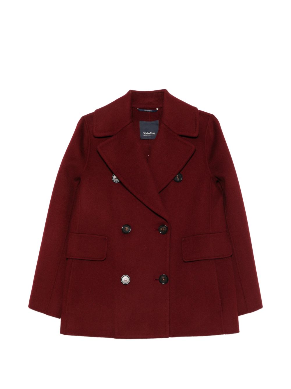 Giaccone in lana vergine Bordeaux 2629086033600 014 MAX MARA 'S