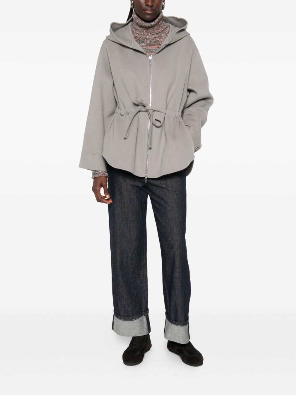 Giaccone in lana vergine Grigio perla 2629086061600 056 MAX MARA 'S