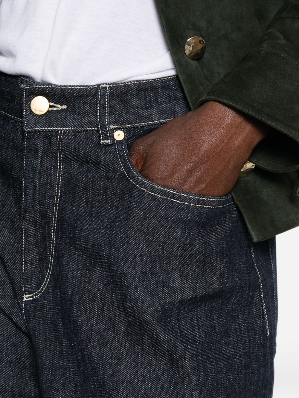 Pantalone in denim Blu marino 2629186021600 001 MAX MARA 'S