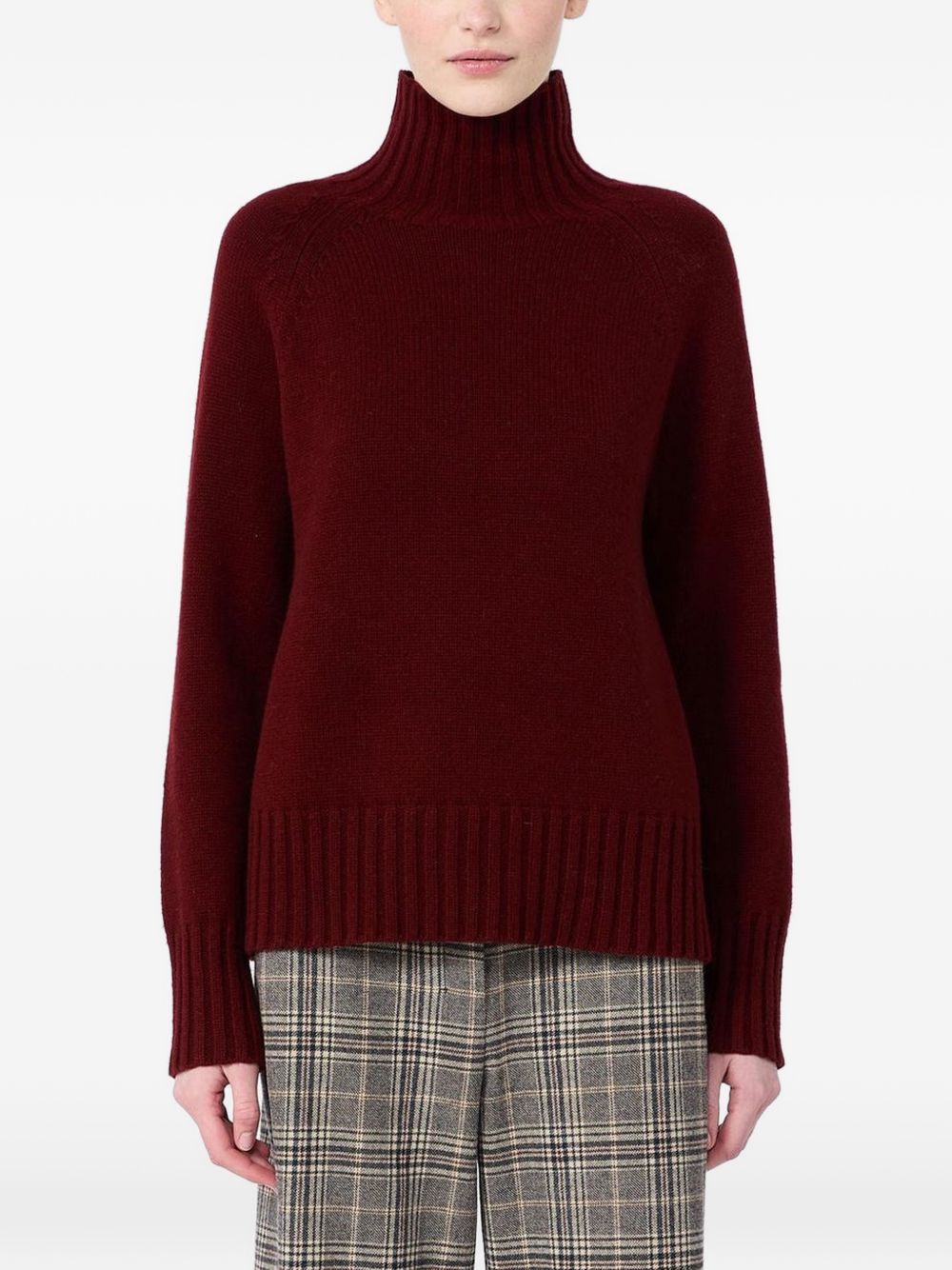 Maglia-canottiera-top in lana Bordeaux 2629366013600 008 MAX MARA 'S