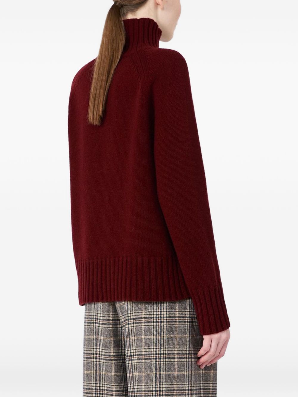 Maglia-canottiera-top in lana Bordeaux 2629366013600 008 MAX MARA 'S