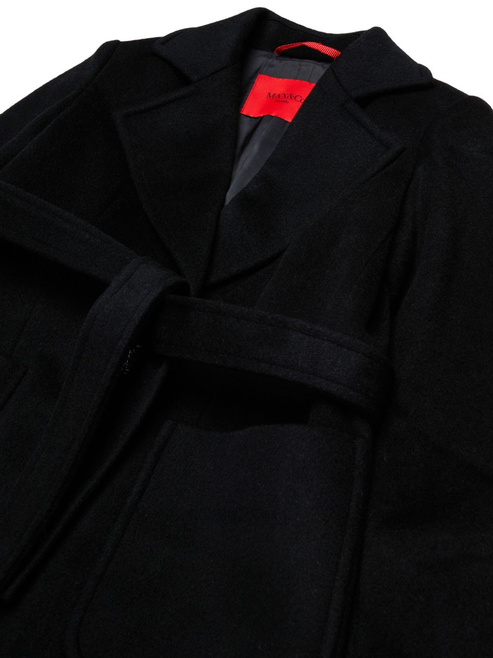 Cappotto in Lana Nero MX0001MX052 MX900 MAX&CO. KIDS