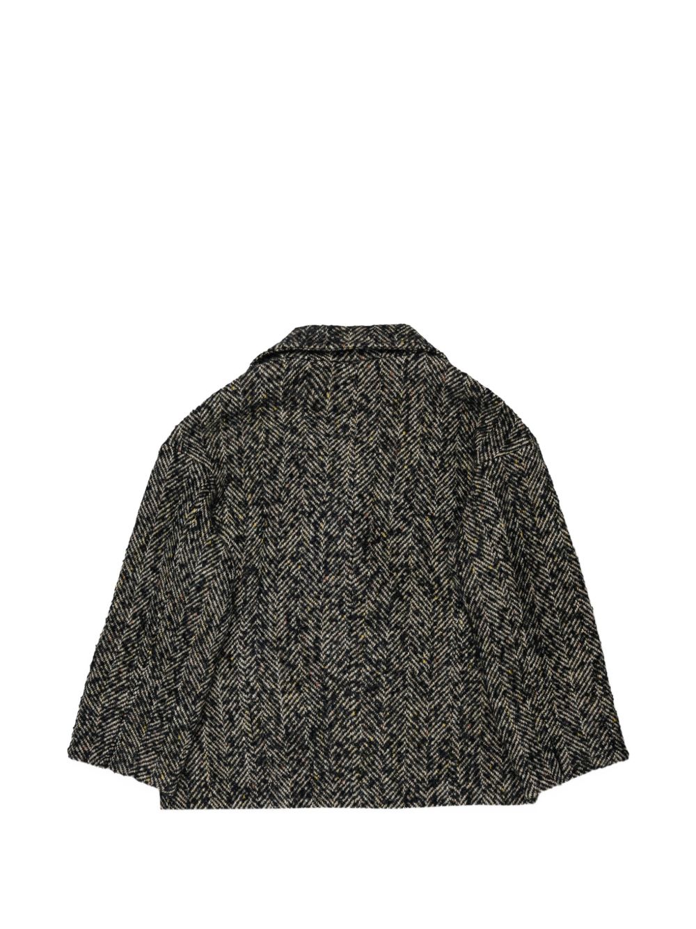 Cappotto in Lana Nero MX0440MX02N MX900 MAX&CO. KIDS