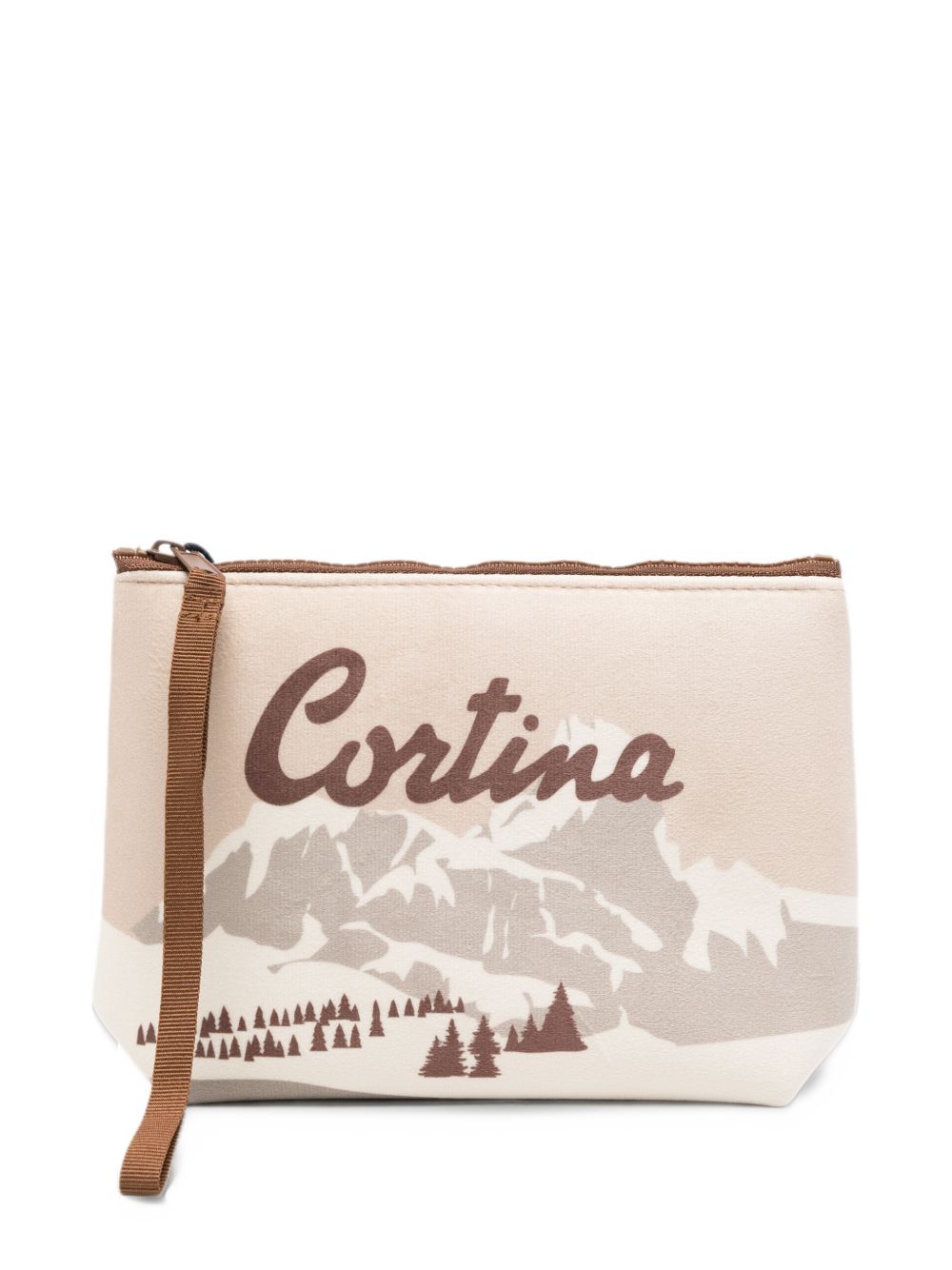 Pochette Aline con stampa Cortina beige ALI0002 00515M MC2 SAINT BARTH