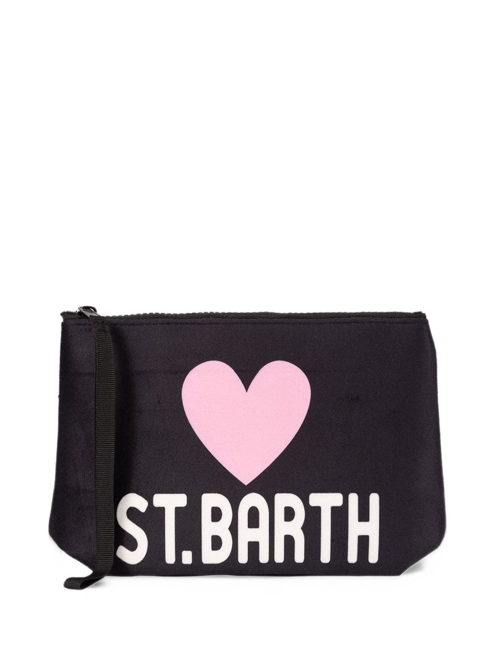 Pochette con cuore nera ALI0002 02622M MC2 SAINT BARTH