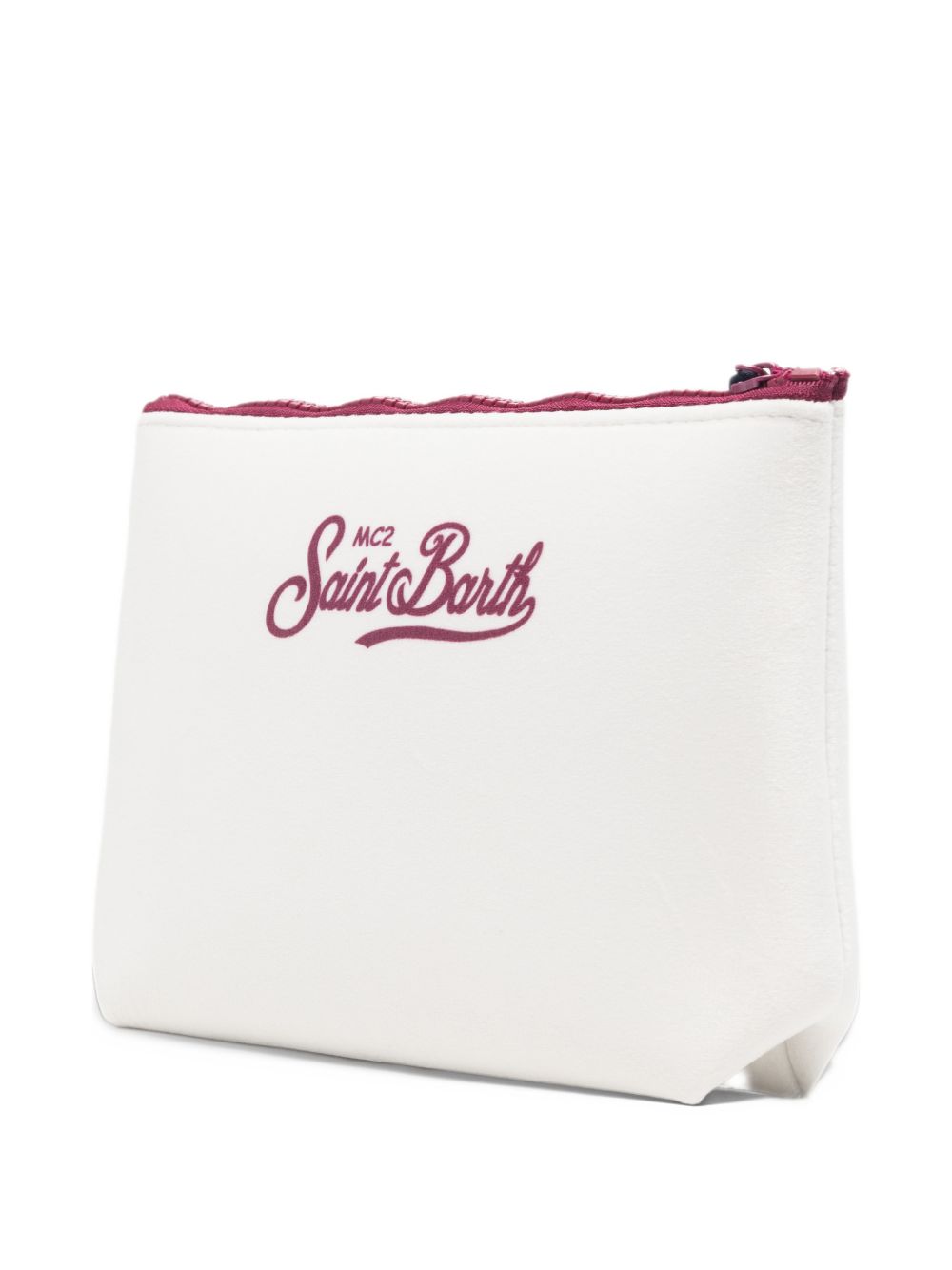 Pochette con scritta bianca ALI0002 04357M MC2 SAINT BARTH