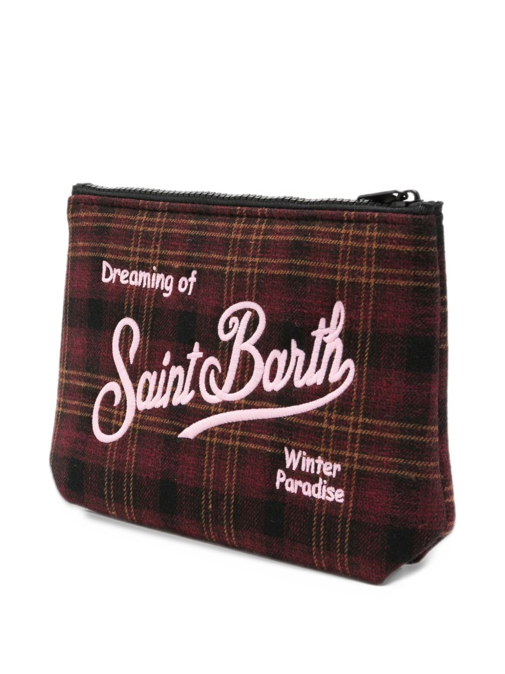 Pochette a quadri beige ALI0022 01822M MC2 SAINT BARTH