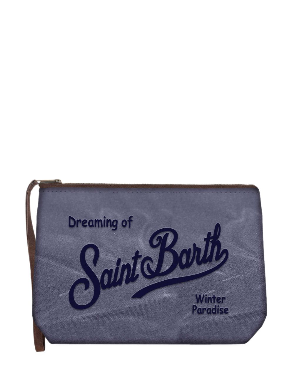 Pochette con lettering a contrasto ALI0058 00550M MC2 SAINT BARTH