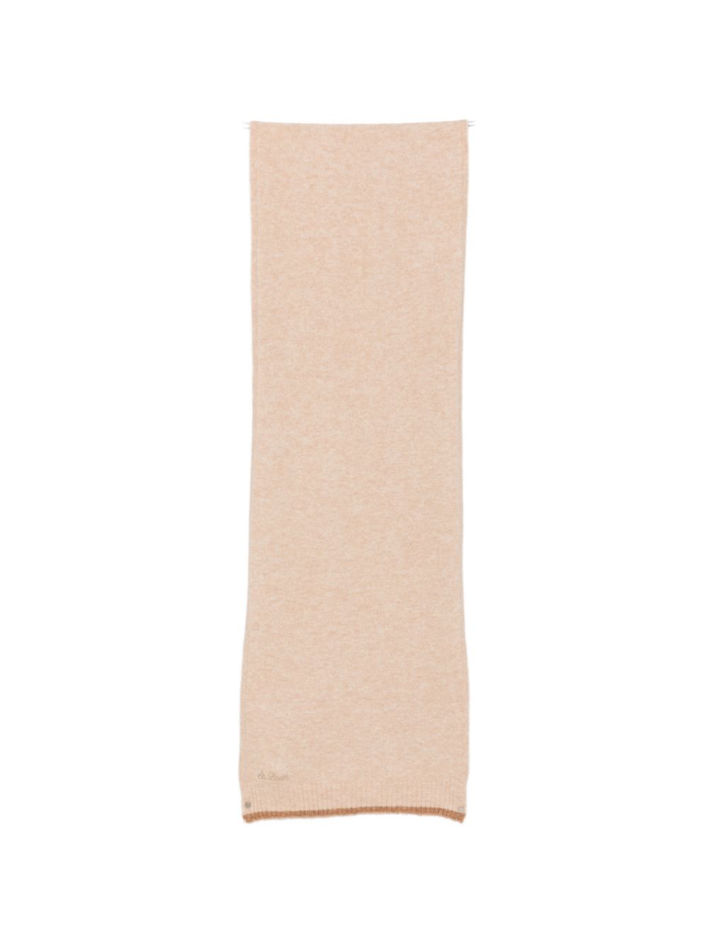 Sciarpa con bordo a contrasto beige GIE0001 00027M MC2 SAINT BARTH
