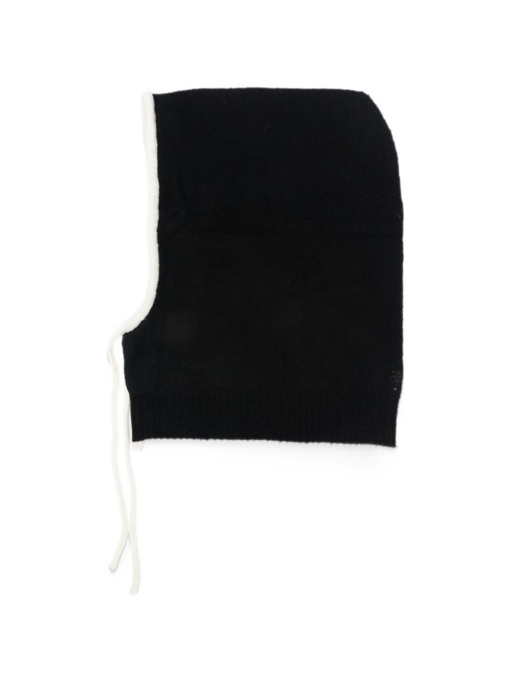 Cappuccio con bordo a contrasto nero HRW0001 00068M MC2 SAINT BARTH