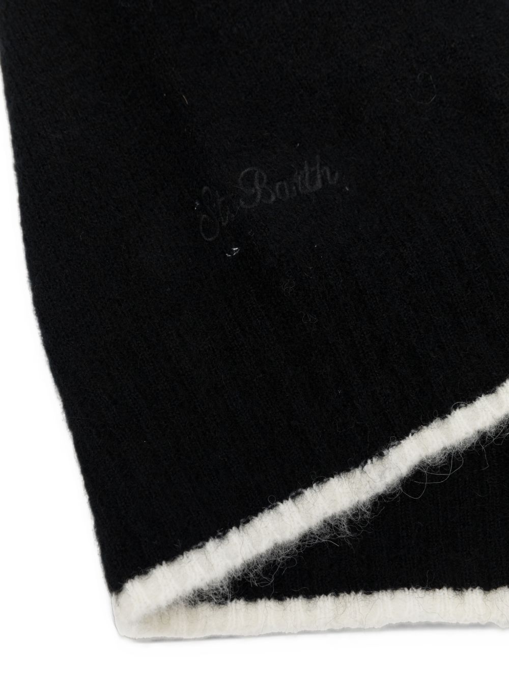 Cappuccio con bordo a contrasto nero HRW0001 00068M MC2 SAINT BARTH
