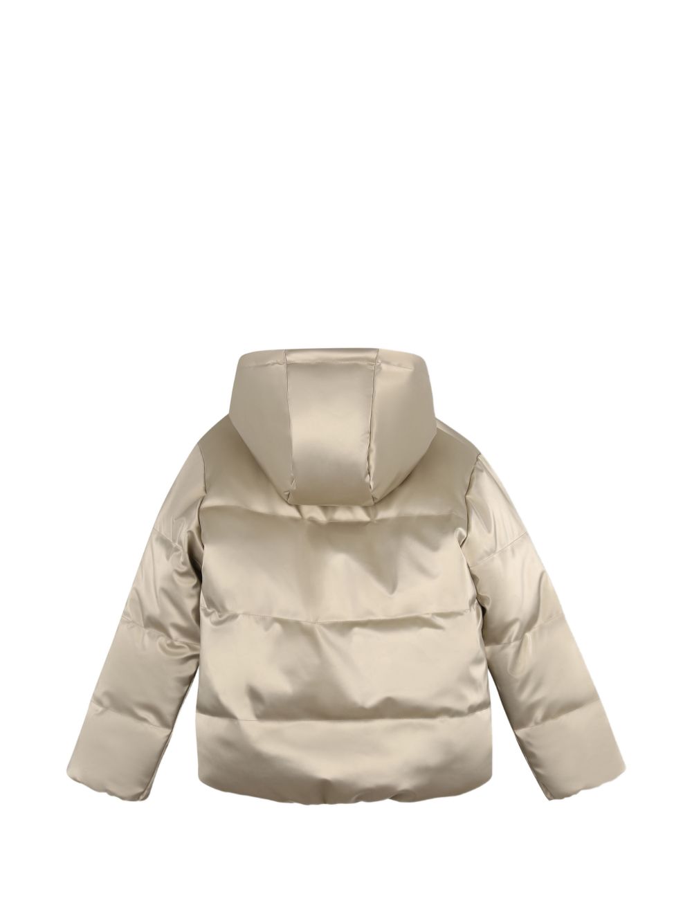 100%pl reversible con cappuccio down jacket. Signature davanti zip opening. One side «mk signature» stampa con side tasche. One side plain con zipped davanti tasche e imitation «mk» badge on one manica. R30692 301 MICHAEL KORS KIDS