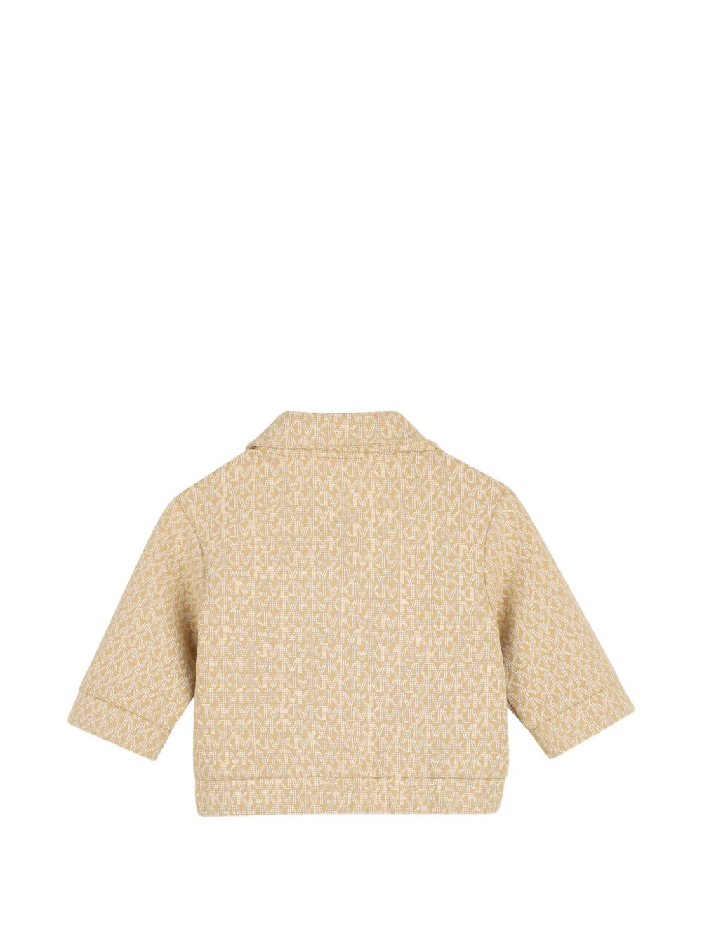 Three pieces set. Cardigan e gonna in double jersey con «mk signature» all-over stampa, e t-shirt in jersey. Cardigan con branded zip chiusura sul davanti, gonna con vita elastica. Plain color maniche lunghe t-shirt con snaps chiusura sul retro. Br R30839 22C MICHAEL KORS KIDS