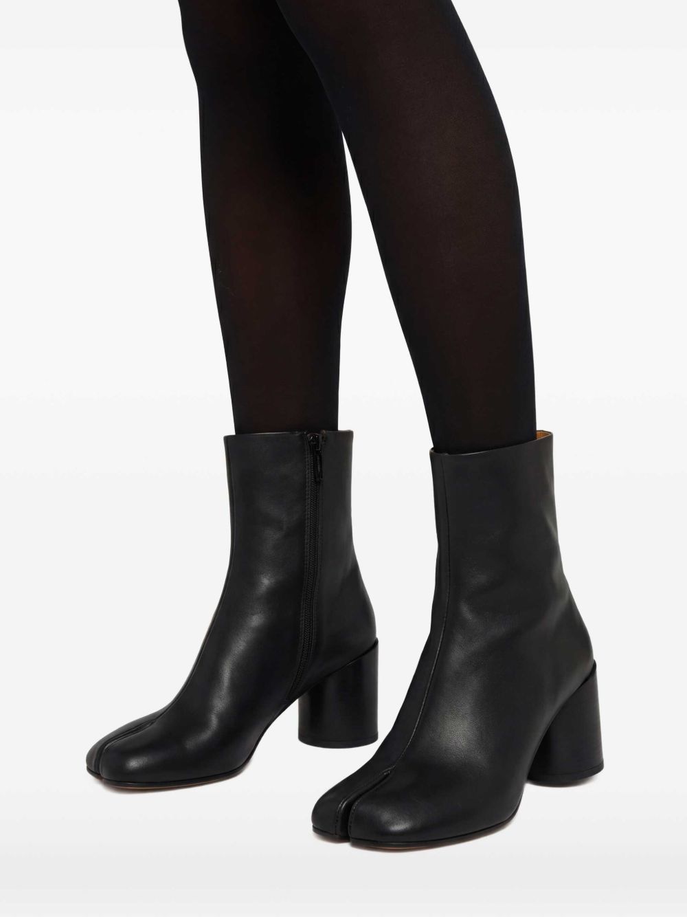 Stivaletto in pelle Black S59WU0235P3628 T8013 MM6 MAISON MARGIELA