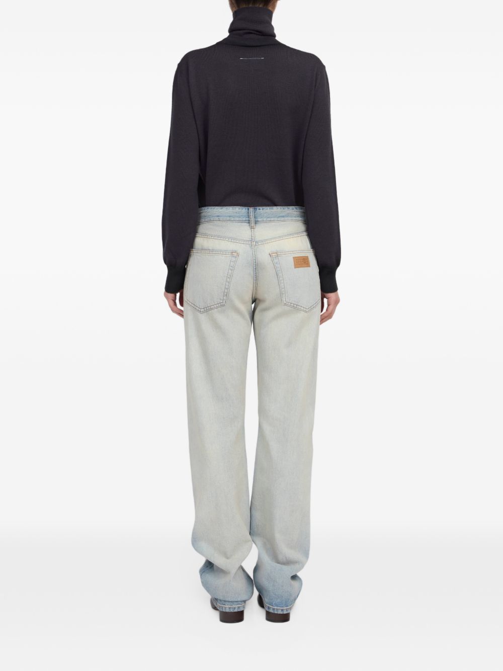 Pantaloni 5 tasche Light Blue S62LB0223M30055 970 MM6 MAISON MARGIELA