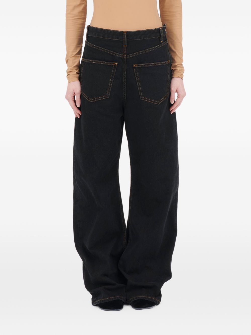 Pantaloni 5 tasche Black S62LB0226M30064 965 MM6 MAISON MARGIELA