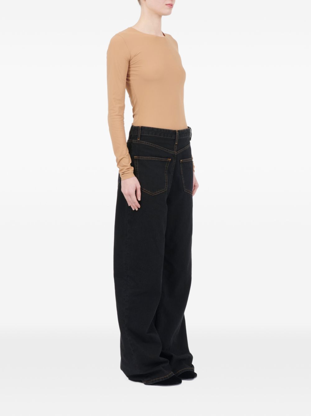 Pantaloni 5 tasche Black S62LB0226M30064 965 MM6 MAISON MARGIELA
