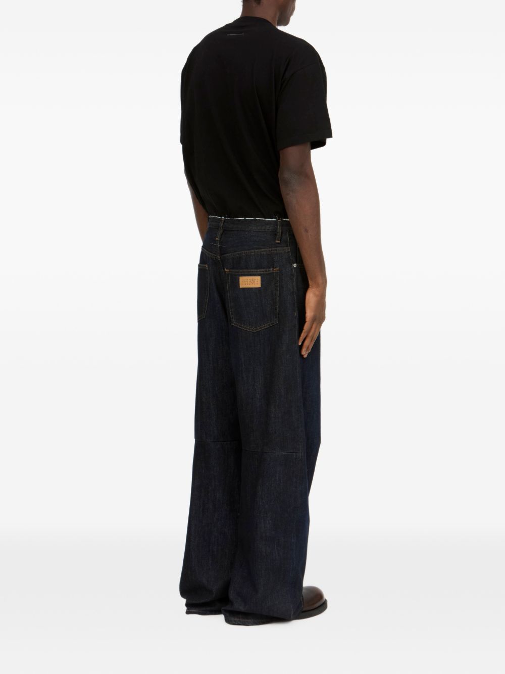 Pantaloni 5 tasche Dark Blue SH2LA0039M30063 962 MM6 MAISON MARGIELA