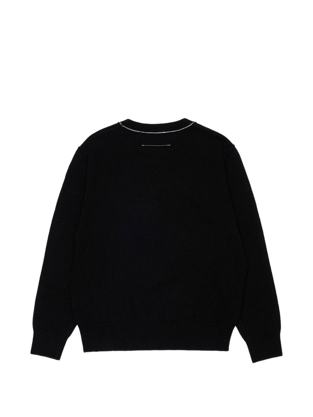 Maglione in Lana Nero M61025MM06Q M6900 MM6 MAISON MARGIELA KIDS