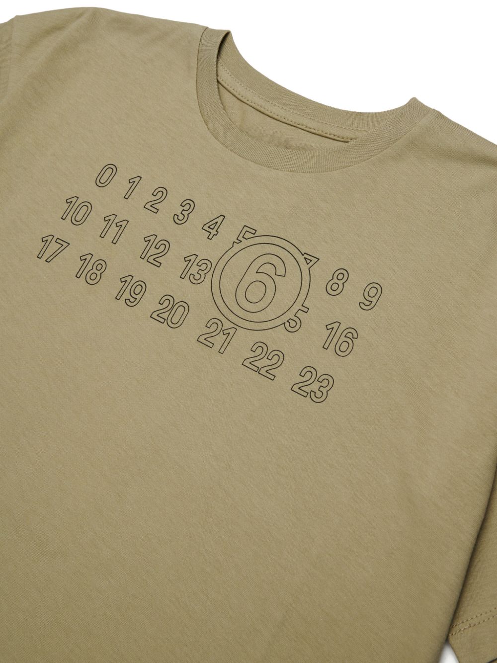 T-shirt Olive Grey M61117MM02Y M6516 MM6 MAISON MARGIELA KIDS
