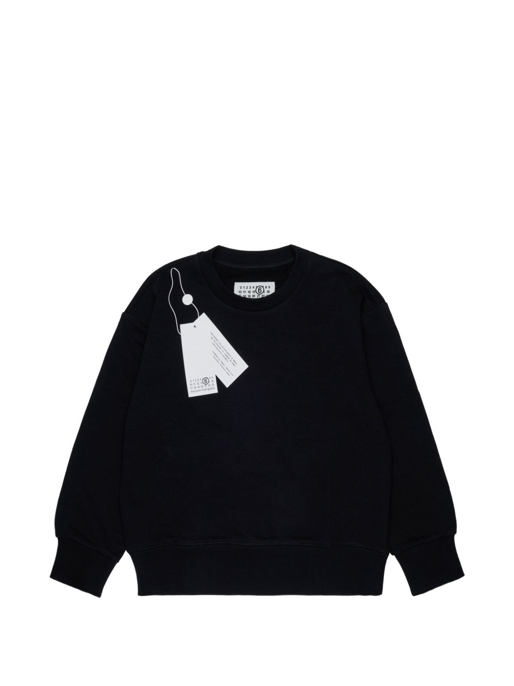 Felpa Nero M61157MM02X M6900 MM6 MAISON MARGIELA KIDS