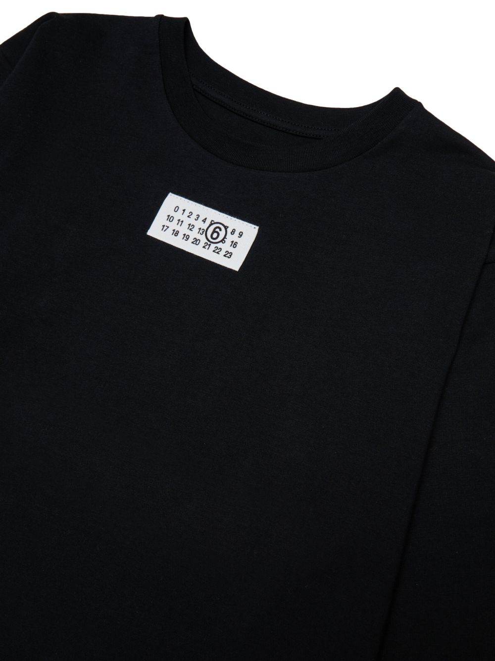 T-shirt Nero M61164MM04I M6900 MM6 MAISON MARGIELA KIDS