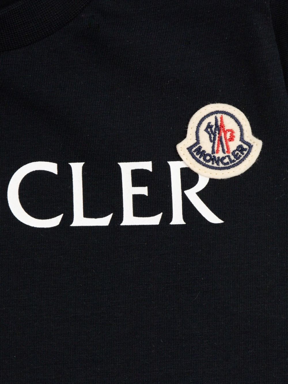 Ss T-Shirt Navy L29518C0000889AUM 778 MONCLER KIDS