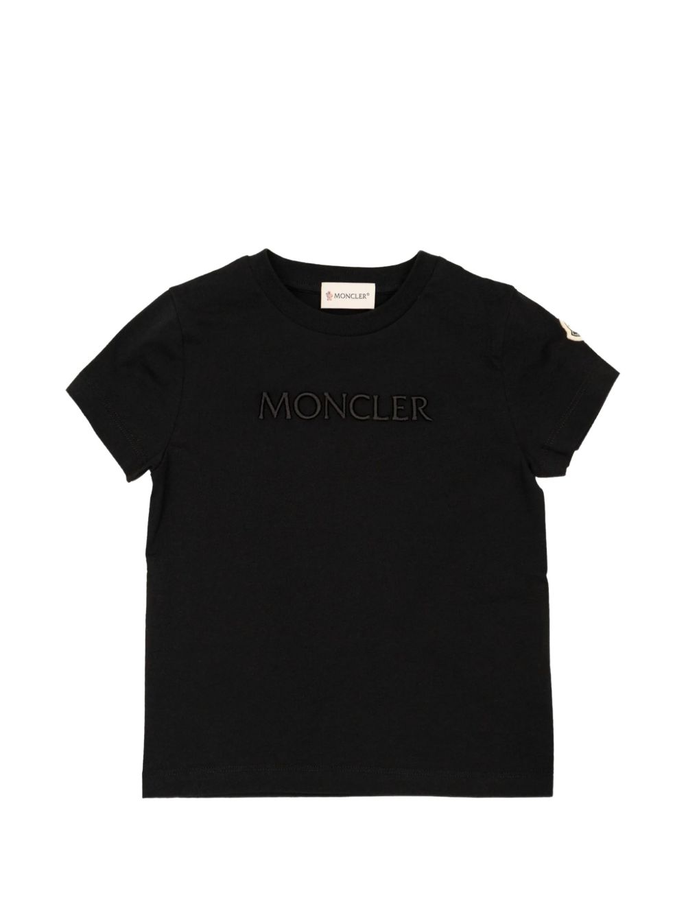 Ss T-Shirt Black L29548C0001889AT9 999 MONCLER KIDS