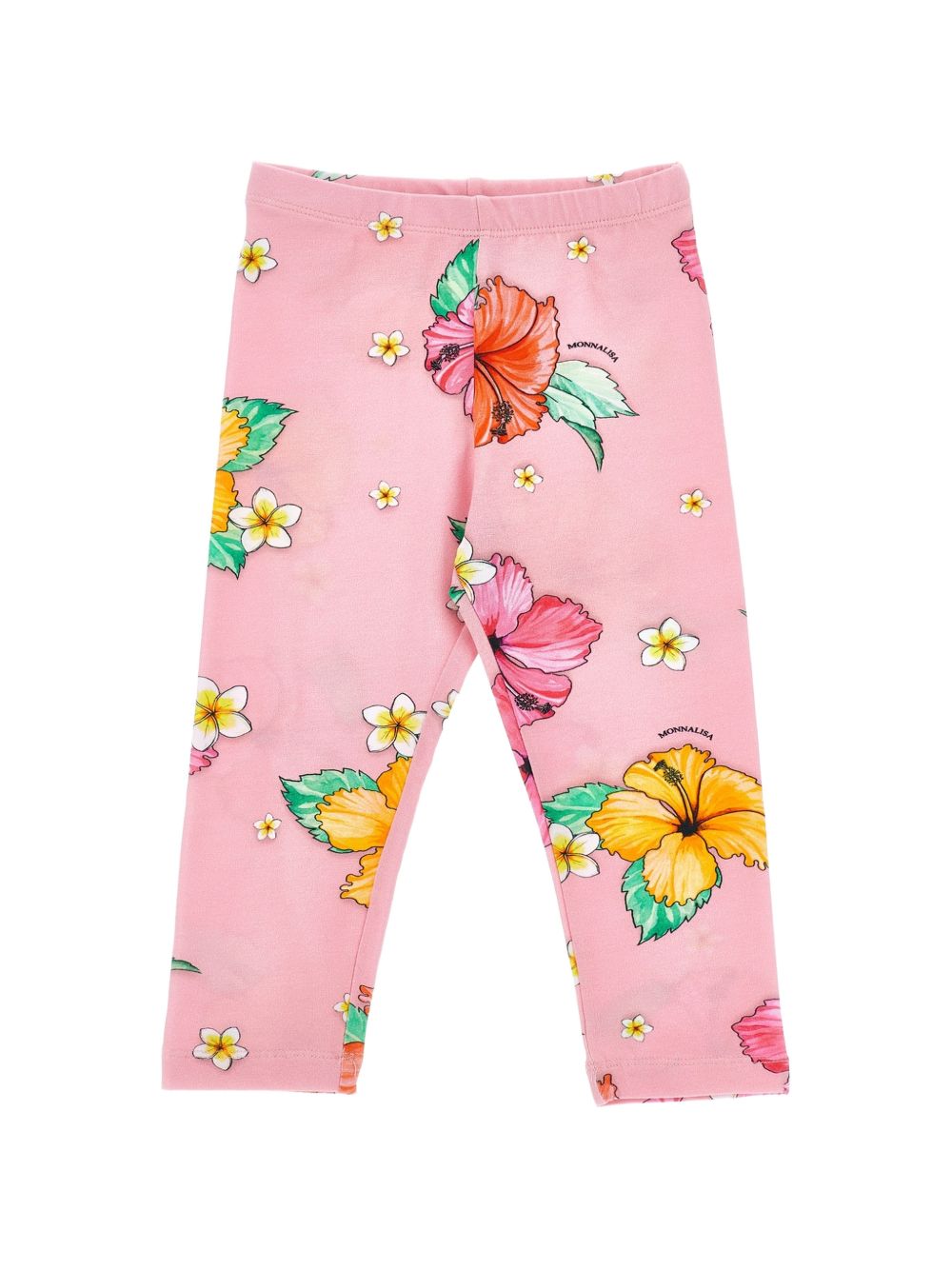 Leggings jersey st.hibisc Rosa Peach 11H4218654 0093 MONNALISA KIDS