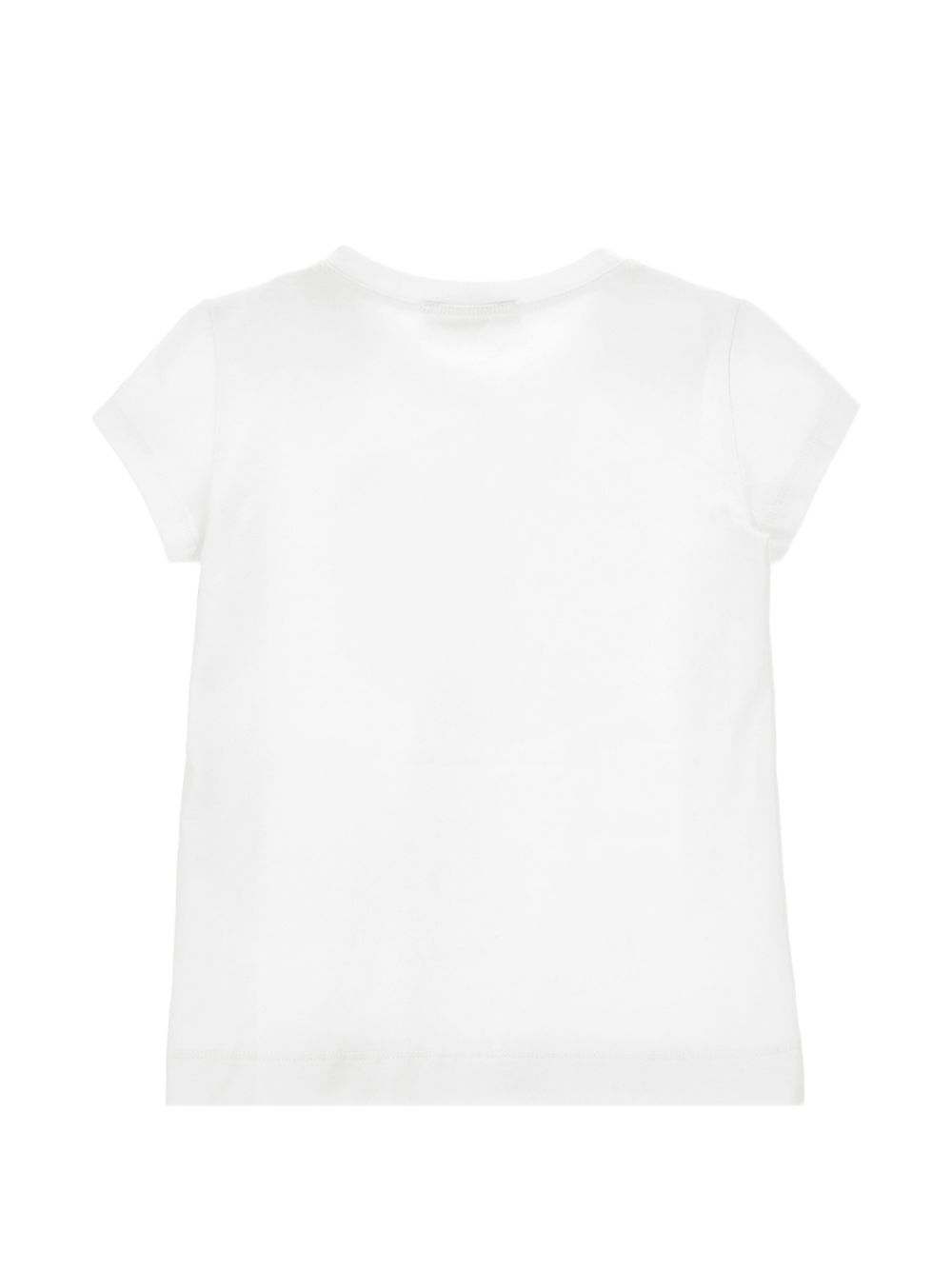 Regular tee jersey di cot Bianco 11H6328201 0099 MONNALISA KIDS