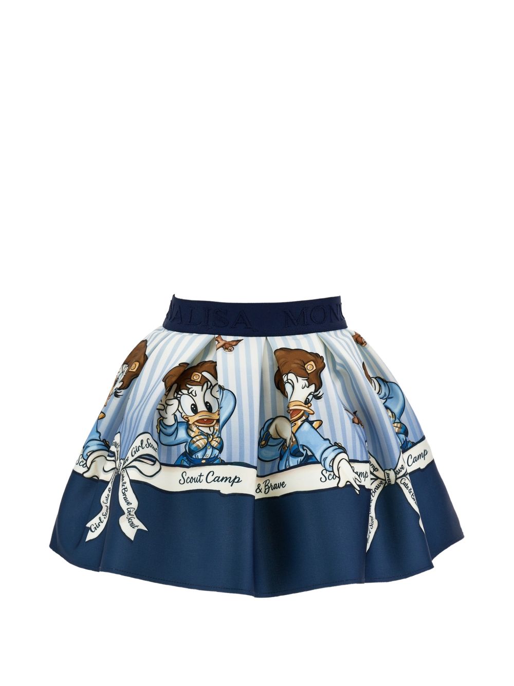 Gonna monnalisa neoprene panna+blu 11H7078625 0156 MONNALISA KIDS