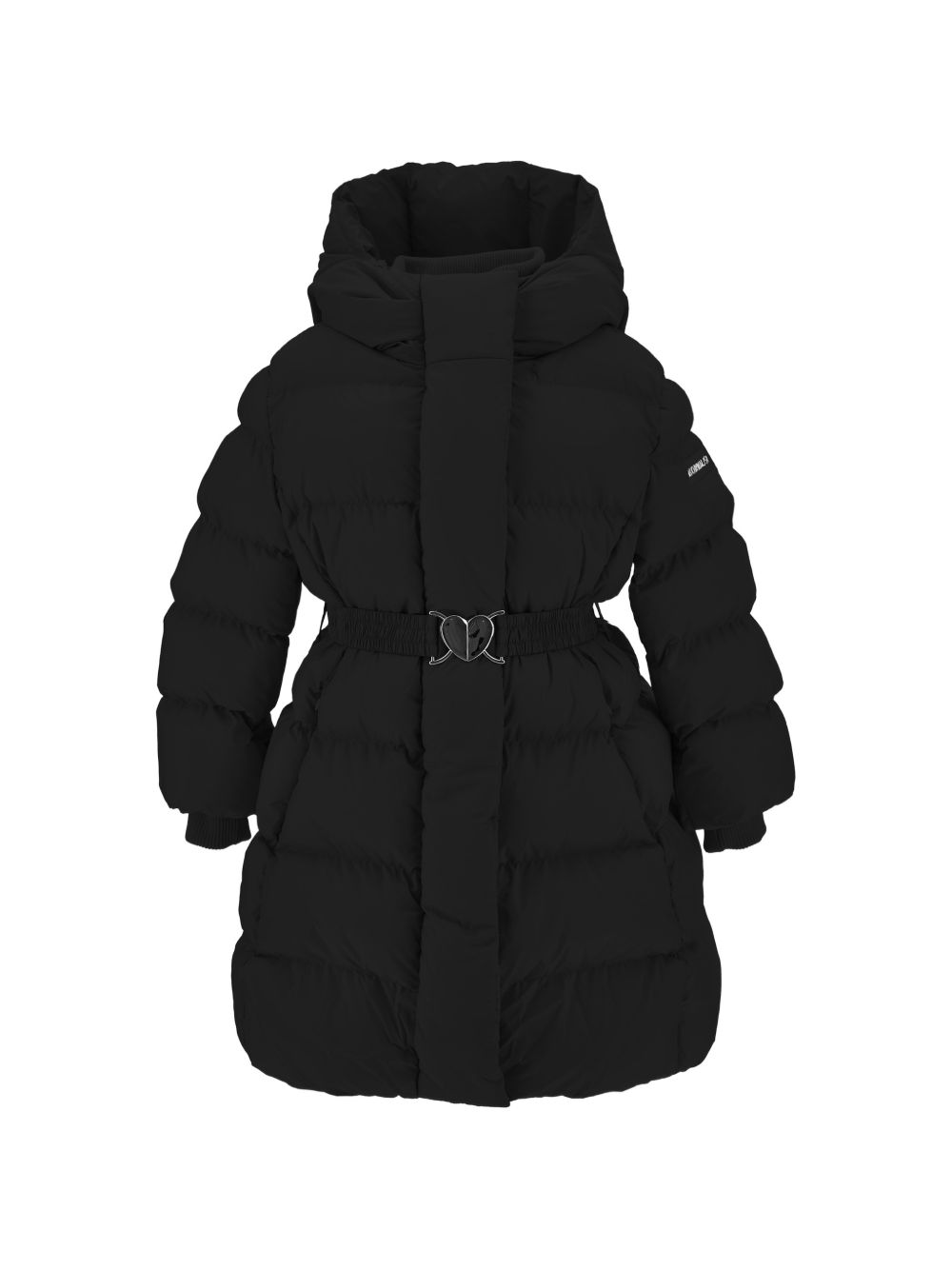 Piumino free time nylon Nero 17H1008020 0050 MONNALISA KIDS