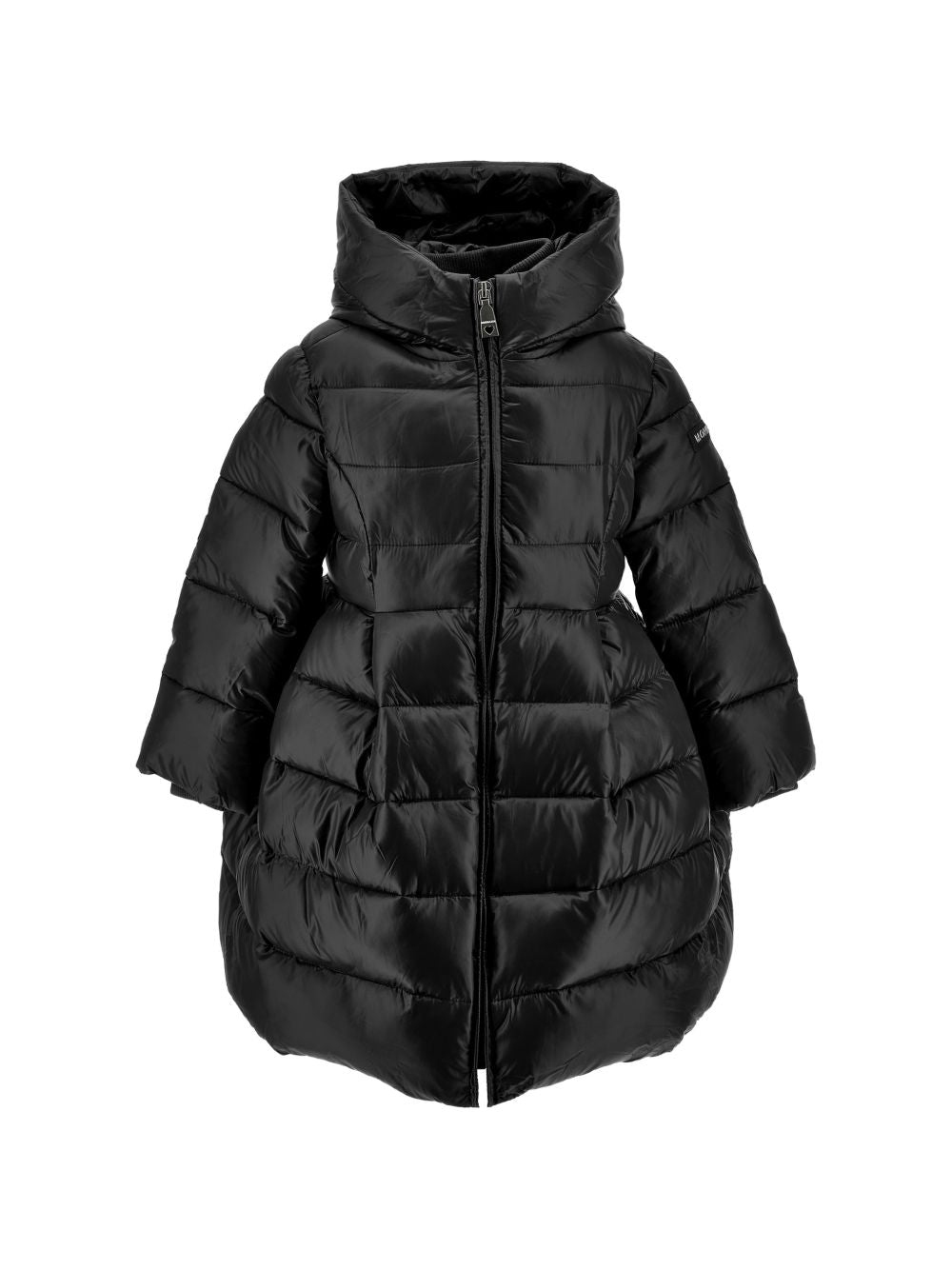 Piumino romantico shiny p Nero 17H1038022 0050 MONNALISA KIDS
