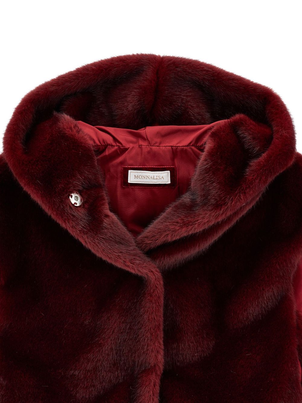 Gilet hoodie peluche Susina 17H1058034 0069 MONNALISA KIDS