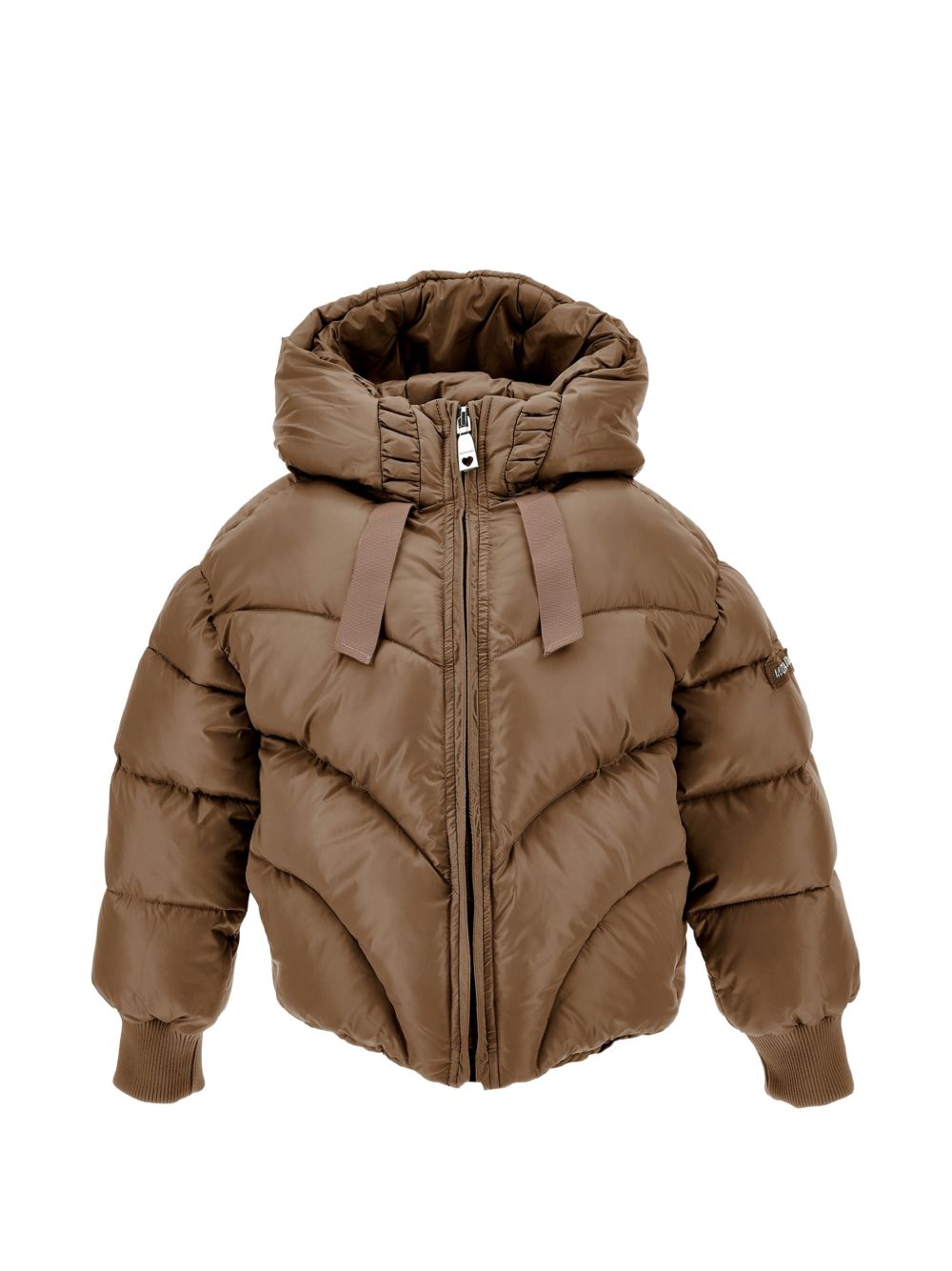 Bomber con cappuccio shin MarroneScuro 17H1078022 0006 MONNALISA KIDS