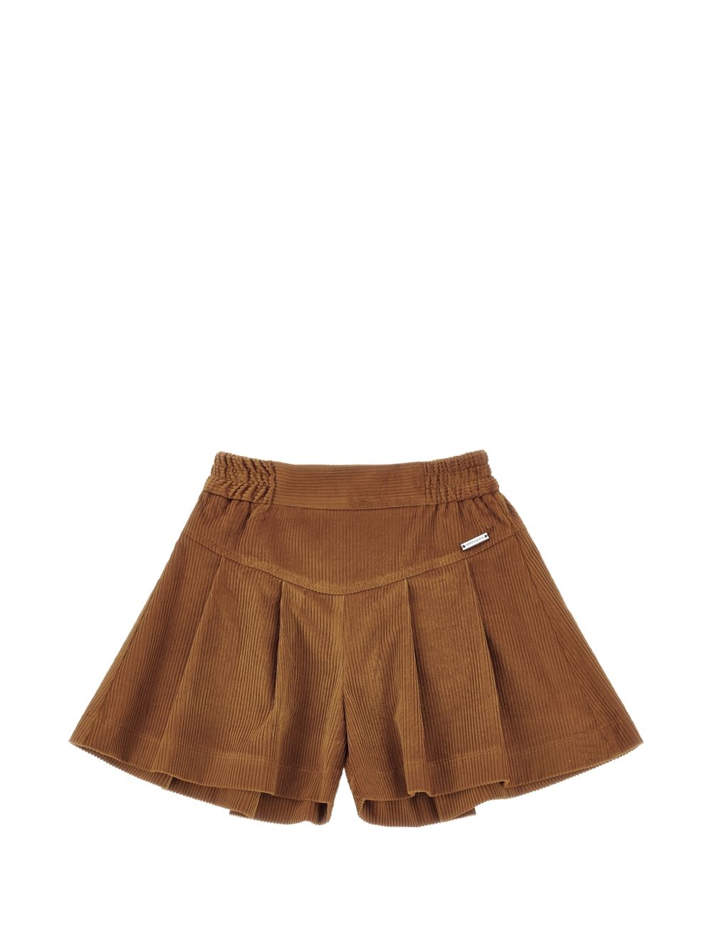 Bermuda velluto di cotone Caramello 17H4048852 0005 MONNALISA KIDS
