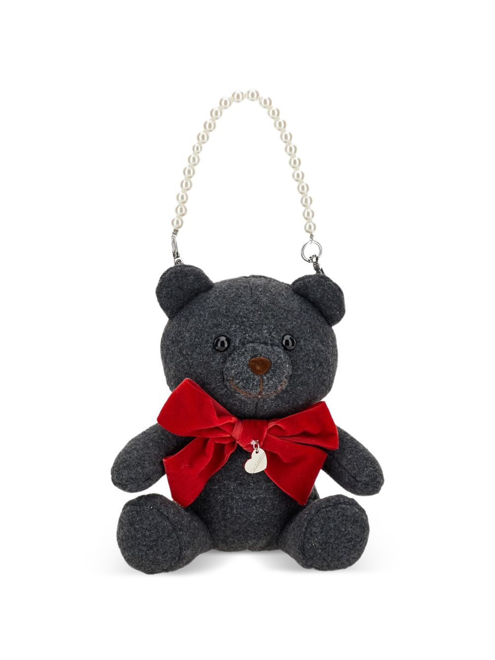 Borsa teddy peluche Grigio Medio 19H0038059 0031 MONNALISA KIDS