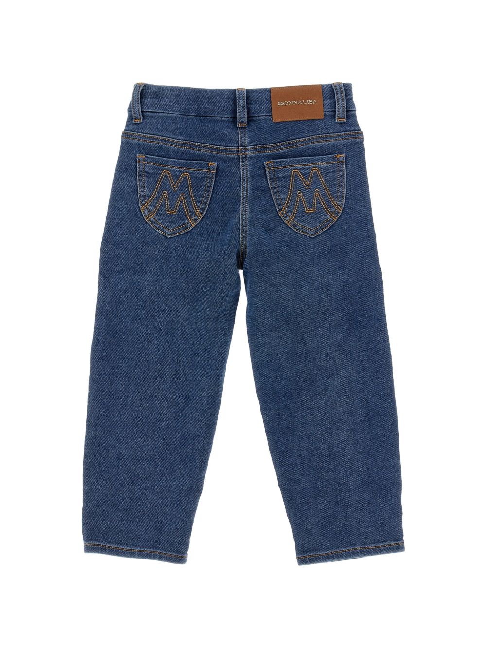 Cinque tasche selleria de Blu Stone Denim 19H4008042 0055 MONNALISA KIDS