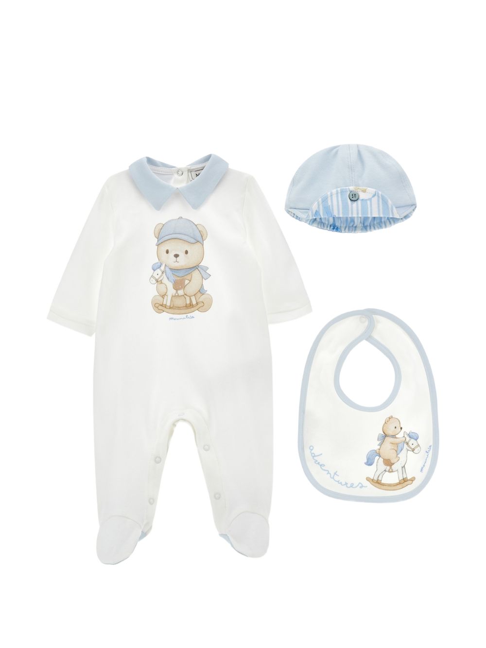 Set tutina bear+cappellin panna+nuvola 22H5038000 0152 MONNALISA KIDS