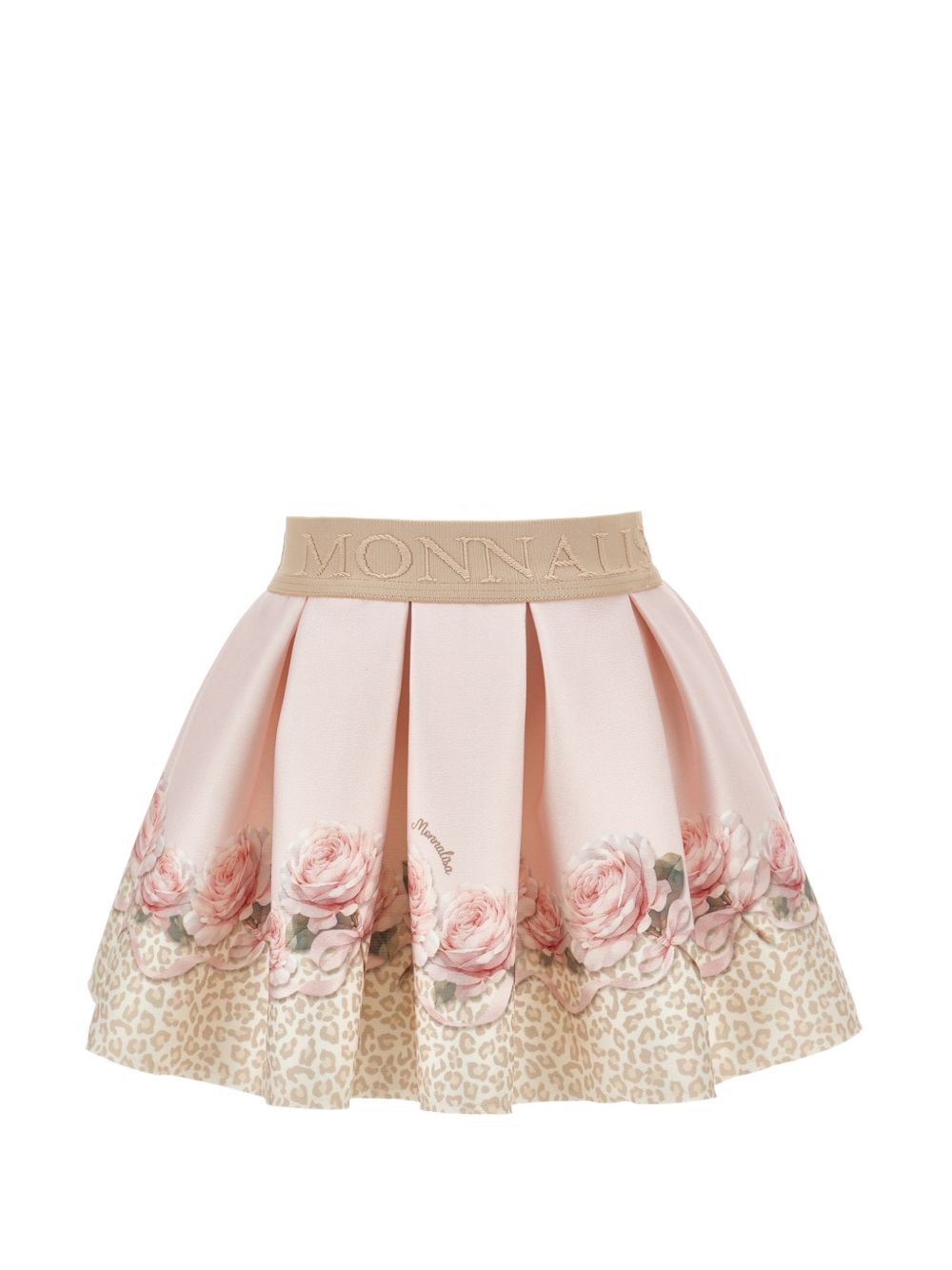 Gonna balza neoprene st.l Maculato 31H7028651 0080 MONNALISA KIDS