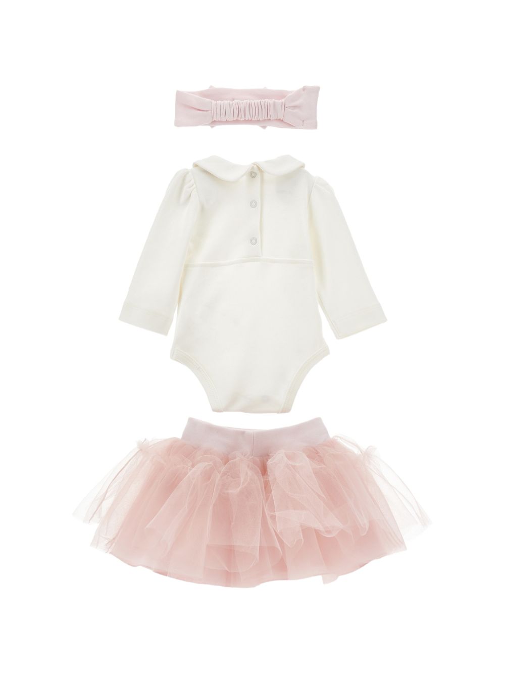 Set body gonna fascia per Panna+Rosa Antico 35H5178000 0191 MONNALISA KIDS