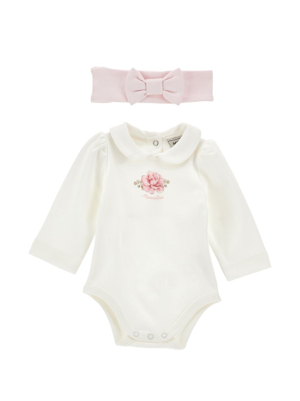 Set body gonna fascia per Panna+Rosa Antico 35H5178000 0191 MONNALISA KIDS