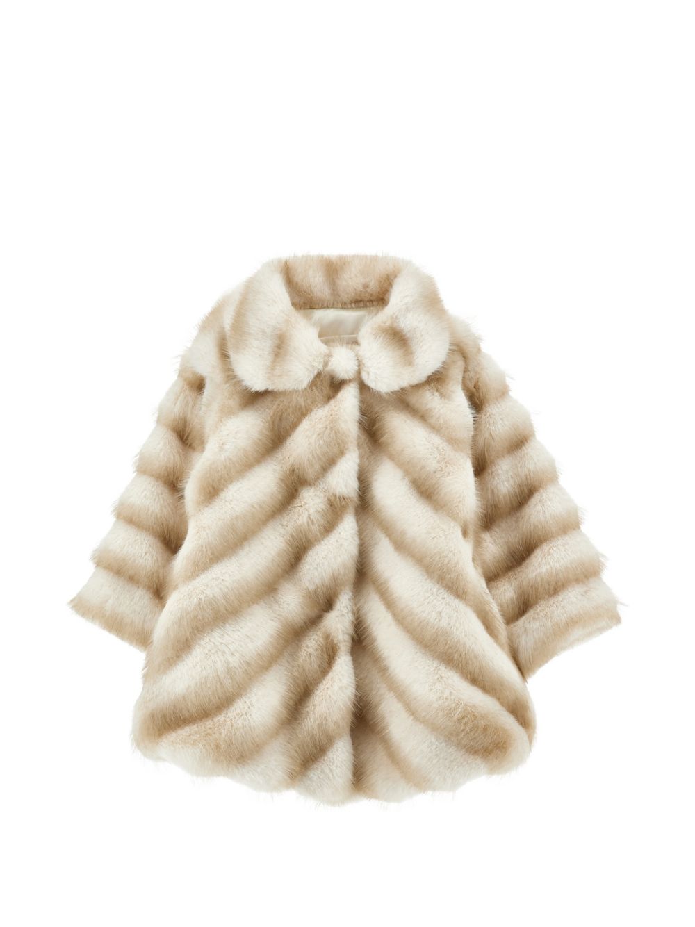 Pelliccia raglan peluche Panna 37H1008033 0001 MONNALISA KIDS