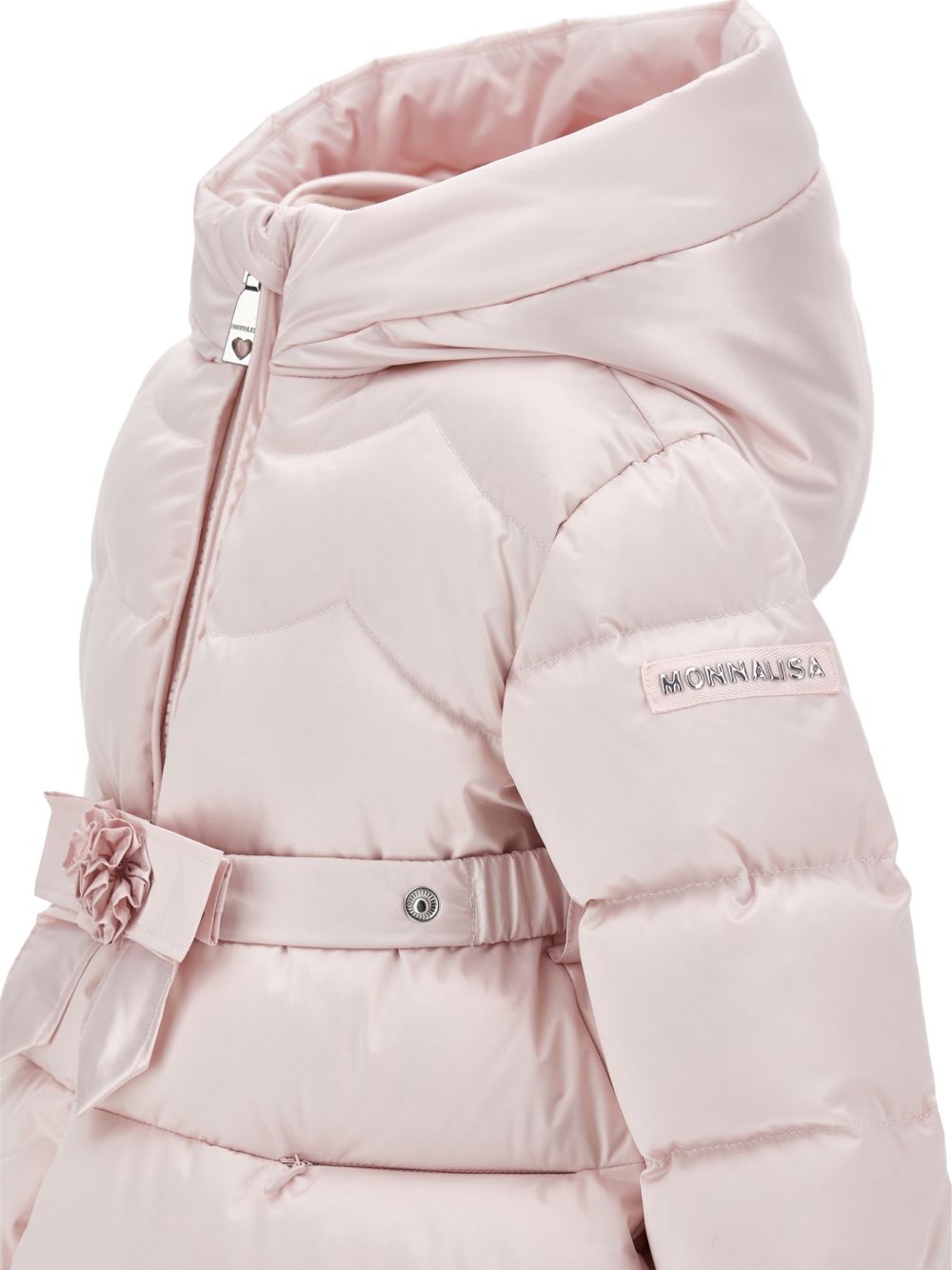 Piumino real duck quilted Shrinking Violet 37H1028026 0013 MONNALISA KIDS