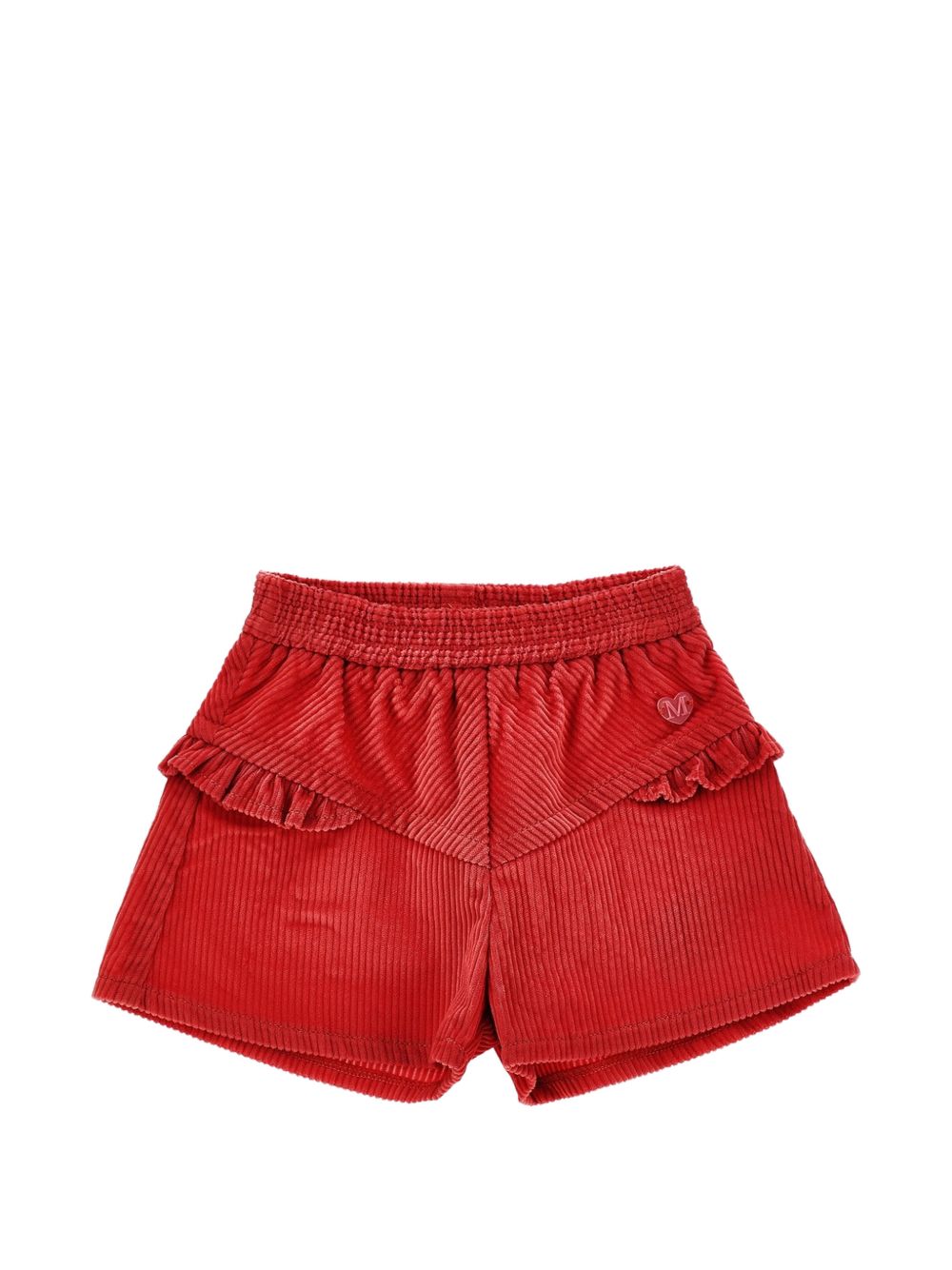 Shorts velluto velluto di Rubino 37H4128852 0043 MONNALISA KIDS
