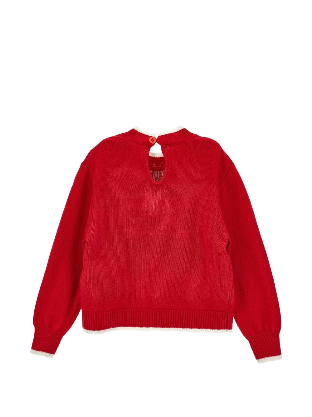 Pull intarsio dalmata woo Rubino 39H6168066 0043 MONNALISA KIDS