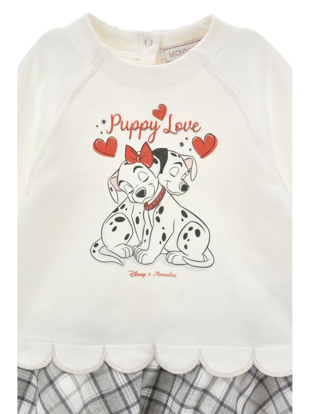 Abito sporty felpa Panna+Gr.Perla 39H9048030 0133 MONNALISA KIDS