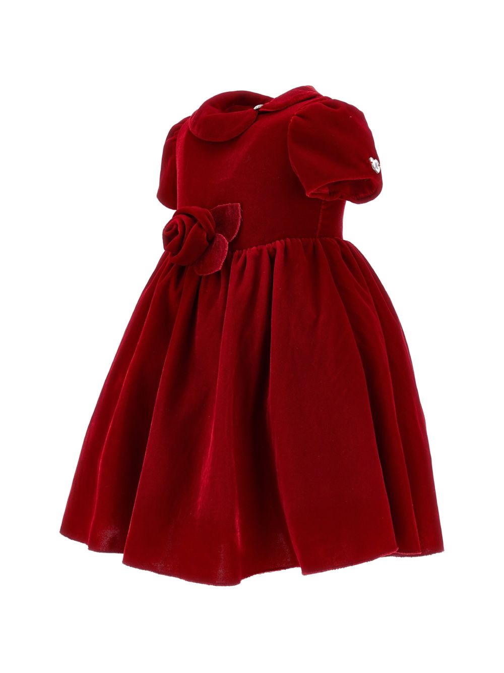 Abito velluto velluto lis Rubino 73H9018803 0043 MONNALISA KIDS