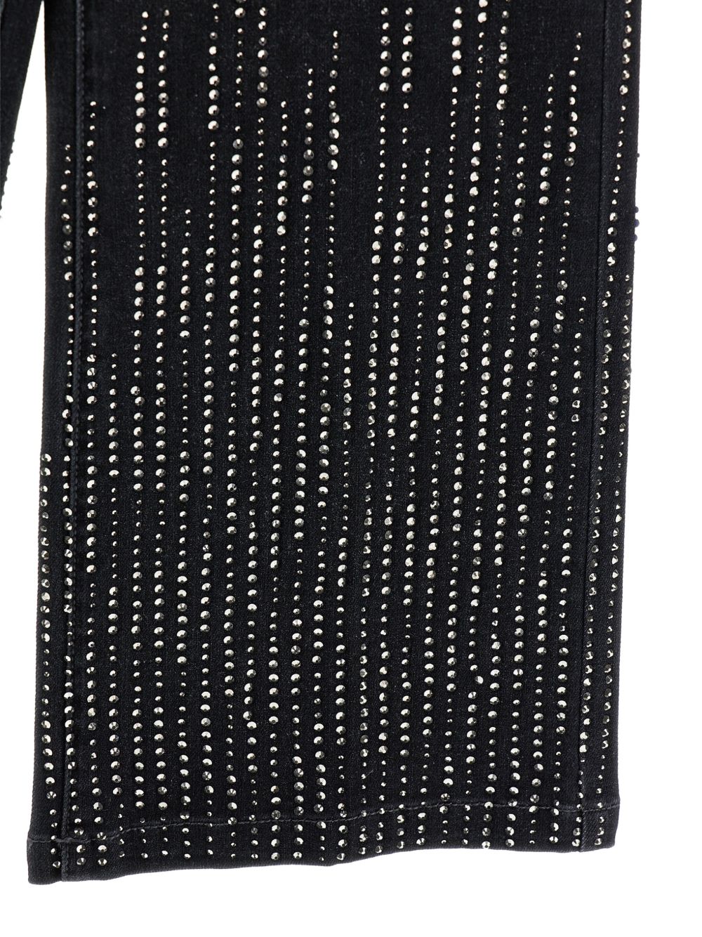 Pantaloni con strass deni Grigio Medio 79H4008043 0031 MONNALISA KIDS