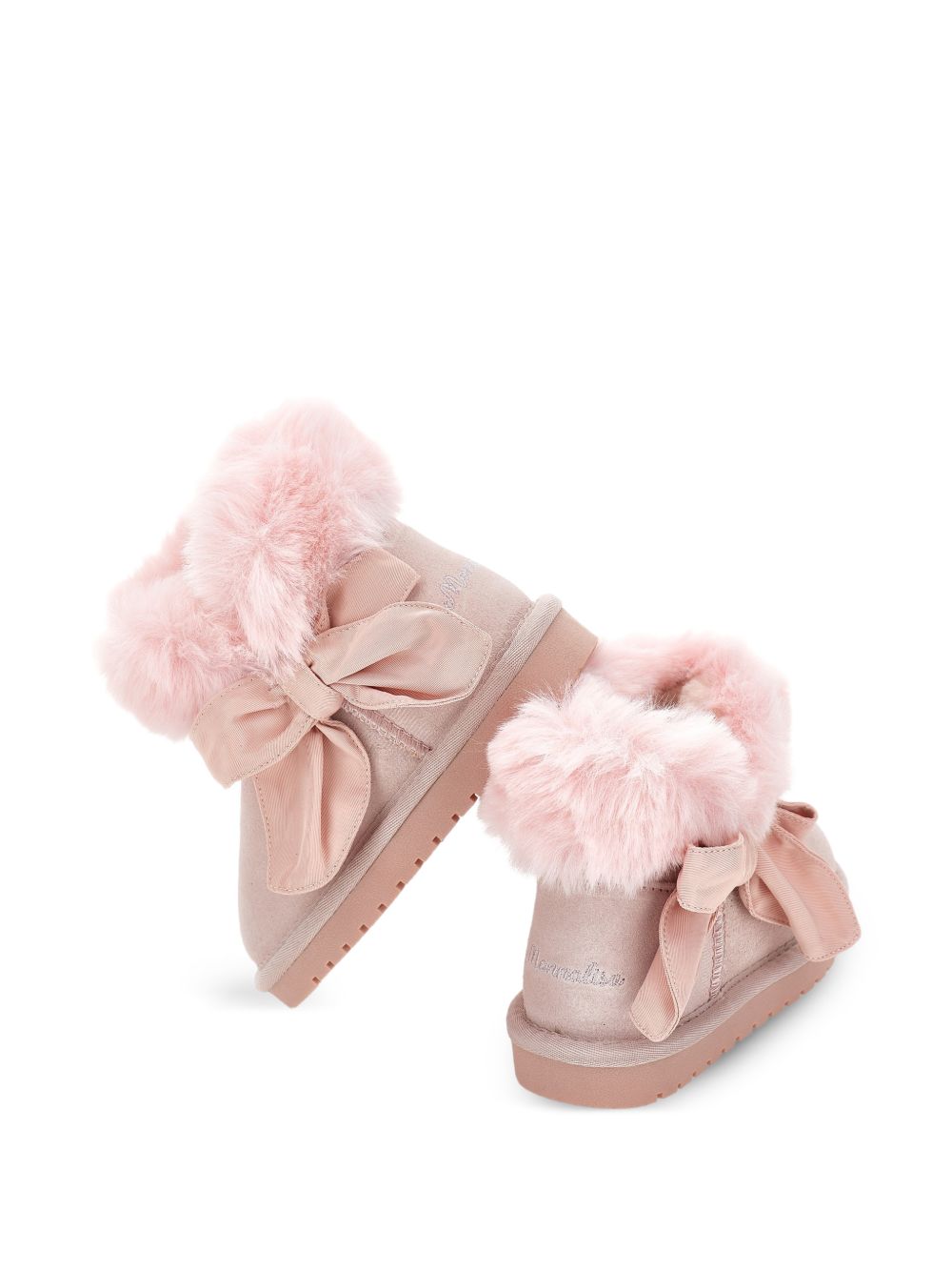 Stivaletto con fiocco e p Lotus 8CH0058776 094F MONNALISA KIDS